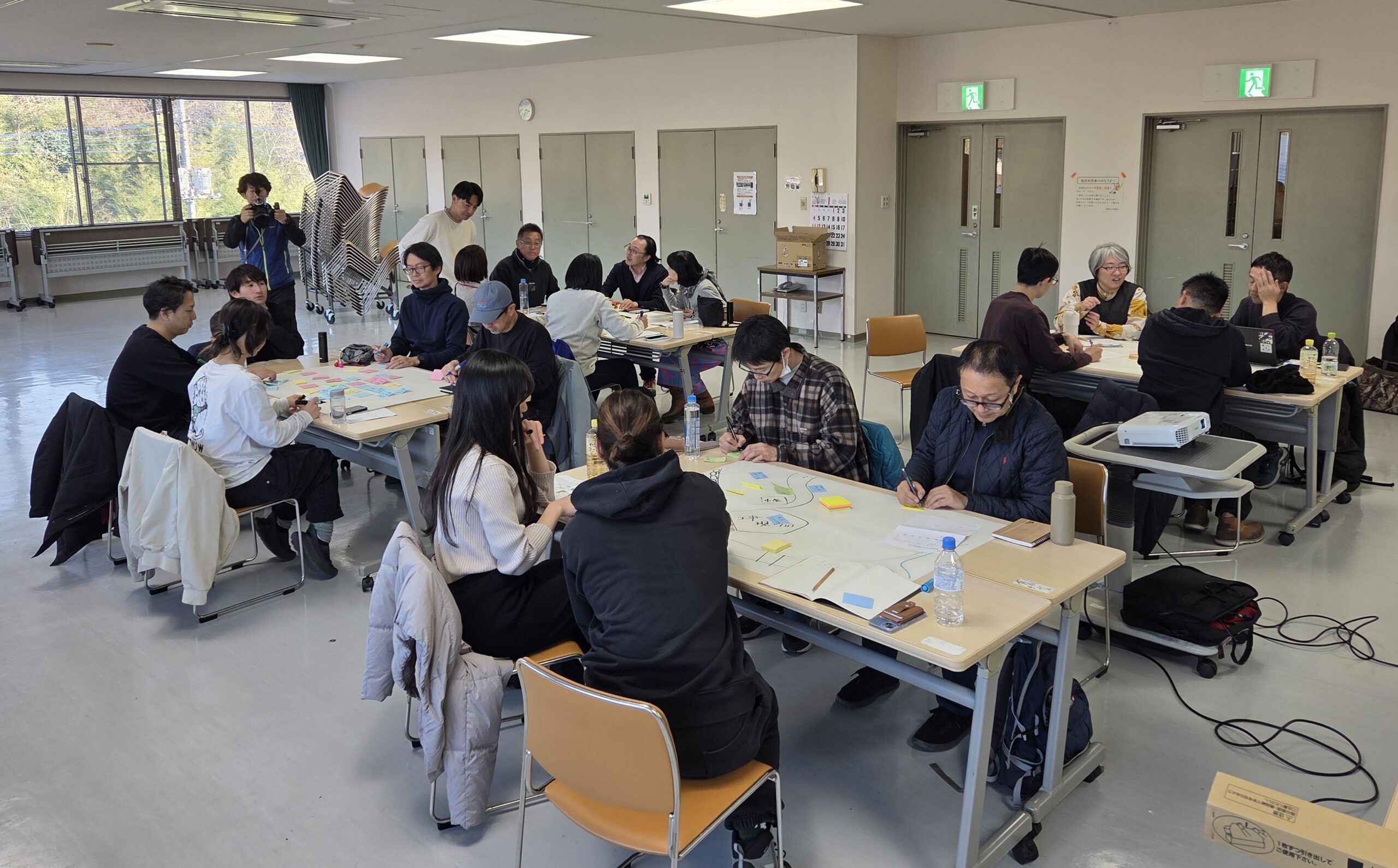 観察・測定結果を持ち寄っての対話